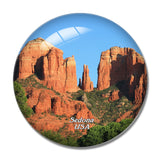 USA America Sedona Canyon Arizona 3D Fridge Magnet Crystal Glass