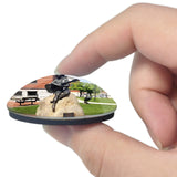 USA America Sevierville Statue 3D Fridge Magnet Crystal Glass