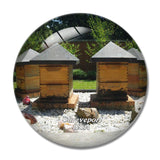 USA America Shreveport Art Gallery 3D Fridge Magnet Crystal Glass