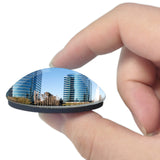 USA America Silicon Valley San Francisco 3D Fridge Magnet Crystal Glass