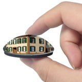 USA America Springfield Abraham Lincoln House 3D Fridge Magnet Crystal Glass