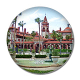 USA America St Augustine Florida Flagler College 3D Fridge Magnet Crystal Glass