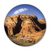 USA America St. George Pioneer Park 3D Fridge Magnet Crystal Glass