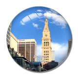 USA America Street Mall Denver 3D Fridge Magnet Crystal Glass