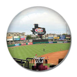 USA America Sugar Land Constellation Field 3D Fridge Magnet Crystal Glass