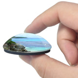 USA America Taga Beach Tinian 3D Fridge Magnet Crystal Glass