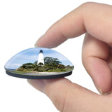 USA America Tallahassee St. Marks Lighthouse 3D Fridge Magnet Crystal Glass
