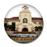 USA America Temecula Old Town 3D Fridge Magnet Crystal Glass