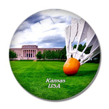 USA America The Nelson-Atkins Museum of Art Kansas 3D Fridge Magnet Crystal Glass
