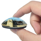 USA America Waco Monument 3D Fridge Magnet Crystal Glass