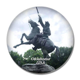 USA America Western Heritage Museum Oklahoma 3D Fridge Magnet Crystal Glass