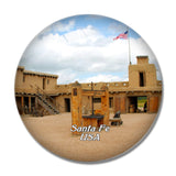 USA America William Bent's Fort Santa Fe 3D Fridge Magnet Crystal Glass