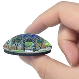 USA America Wilmington Airlie Gardens 3D Fridge Magnet Crystal Glass