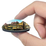 USA America Winchester Mystery House San Jose 3D Fridge Magnet Crystal Glass