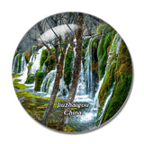 China Jiuzhaigou 3D Fridge Magnet Crystal Glass