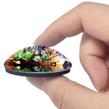 China Karst cave guilin 3D Fridge Magnet Crystal Glass