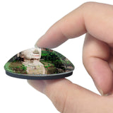 China Leshan Giant Buddha 3D Fridge Magnet Crystal Glass