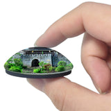 China Qingyan Ancient Town Guiyang 3D Fridge Magnet Crystal Glass