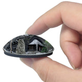 China Shanghai Yuyuan 3D Fridge Magnet Crystal Glass