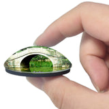 China Steamed buns Wuxi Taihu 3D Fridge Magnet Crystal Glass