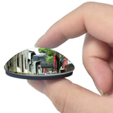 China Wuxi Huishan Ancient Town 3D Fridge Magnet Crystal Glass