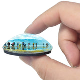 China Yunnan Dali Ancient  Erhai 3D Fridge Magnet Crystal Glass