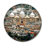 Ecuador Cuenca Cathedral 3D Fridge Magnet Crystal Glass