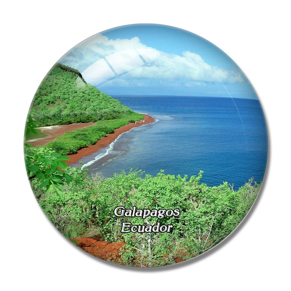 Ecuador Galapagos Islands 3D Fridge Magnet Crystal Glass