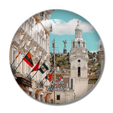 Ecuador Quito Church 3D Fridge Magnet Crystal Glass