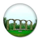 Italy Acqui Terme Acquedotto Romano 3D Fridge Magnet Crystal Glass