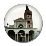 Italy Acqui Terme Cattedrale Nostra Signora Assunta 3D Fridge Magnet Crystal Glass