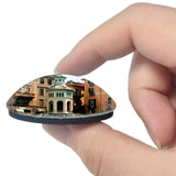 Italy Acqui Terme La Bollente 3D Fridge Magnet Crystal Glass