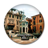 Italy Acqui Terme La Bollente 3D Fridge Magnet Crystal Glass