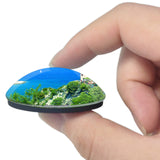 Italy Agropoli Sea 3D Fridge Magnet Crystal Glass