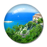 Italy Agropoli Sea 3D Fridge Magnet Crystal Glass