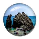 Italy Amalfi Cinque Terre Coast Beach 3D Fridge Magnet Crystal Glass