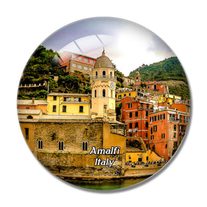 Italy Amalfi Cinque Terre 3D Fridge Magnet Crystal Glass