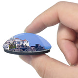 Italy Amalfi Coast Cliff 3D Fridge Magnet Crystal Glass