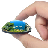 Italy Anacapri Monte Solaro 3D Fridge Magnet Crystal Glass