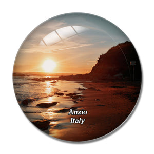 Italy Anzio Beach 3D Fridge Magnet Crystal Glass