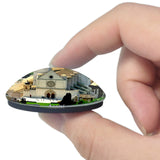 Italy Assisi San Francesco Basilica 3D Fridge Magnet Crystal Glass