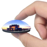 Italy Bacoli 3D Fridge Magnet Crystal Glass