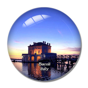 Italy Bacoli 3D Fridge Magnet Crystal Glass