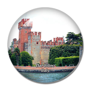 Italy Bardolino Castle 3D Fridge Magnet Crystal Glass