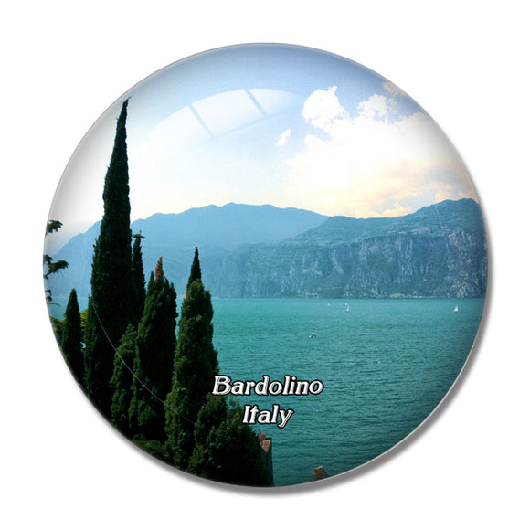 Italy Bardolino Garda 3D Fridge Magnet Crystal Glass