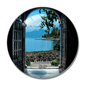 Italy Bardolino Lake 3D Fridge Magnet Crystal Glass