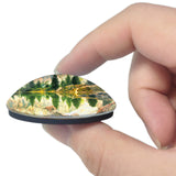 Italy Belluno Lech Limides Dolomittene 3D Fridge Magnet Crystal Glass