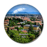 Italy Bergamo 3D Fridge Magnet Crystal Glass