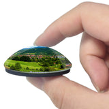 Italy Bergamo Landscape Nature 3D Fridge Magnet Crystal Glass