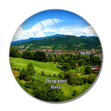 Italy Bergamo Landscape Nature 3D Fridge Magnet Crystal Glass